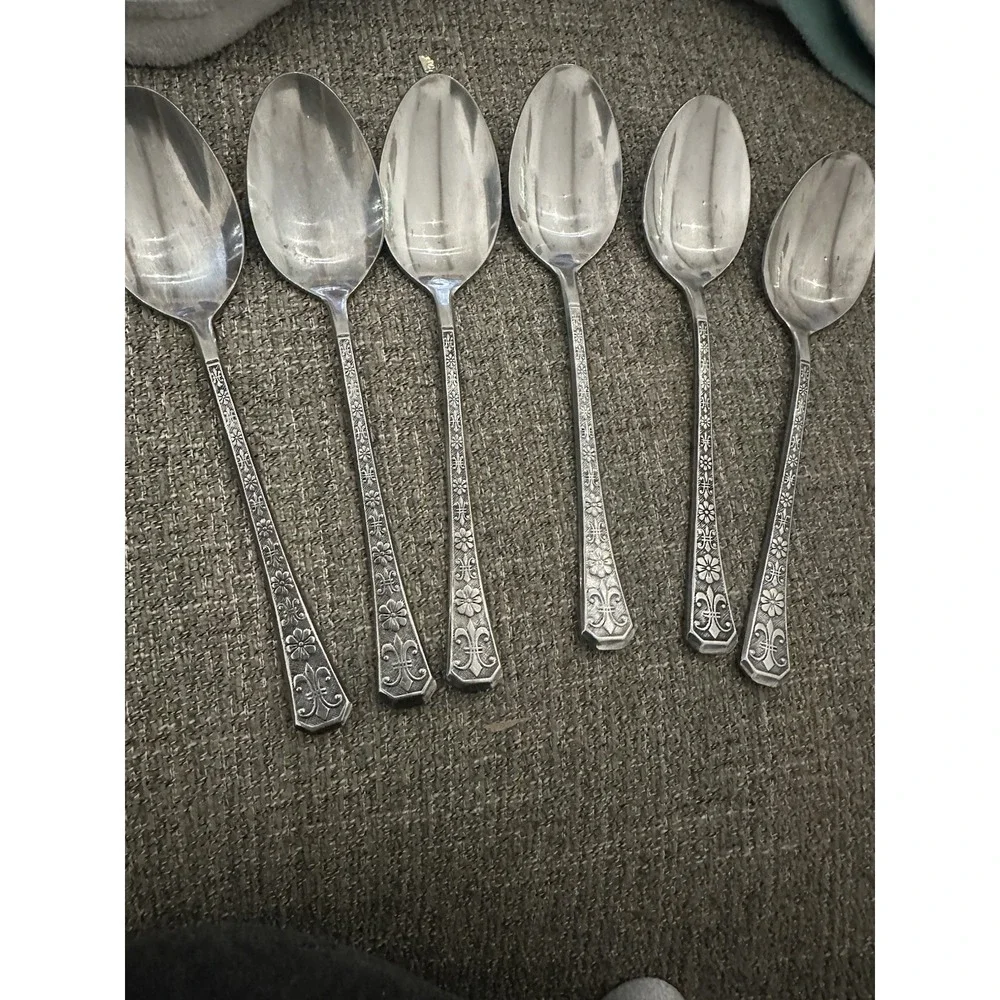 (7)Soup Spoons  Interpur Florenz Flatware Set Stainless - Pedal Korea